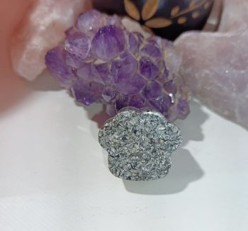 Orgonite Footprint Pet aluminum shavings 10 gr.