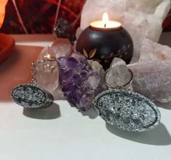 Orgonite Keychain Batman large 34 gr. and small Batman of 17 gr.