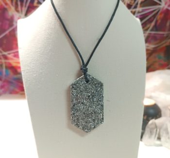 Orgonite pendant Hexagonal Plate 20 gr