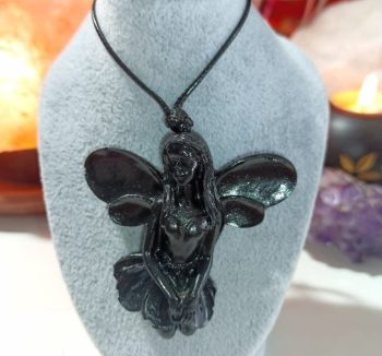Orgonite Pendant Fairy with 2 Magnetite Wings - 15 gr.