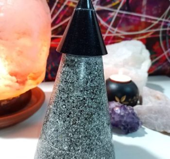 Orgonite Pyramid Cone 838 gr. with magnetite tip