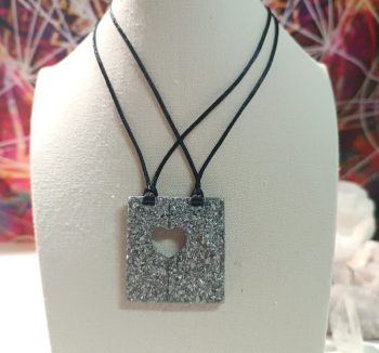 Exclusive Orgonite divisible heart pendant 12 gr.