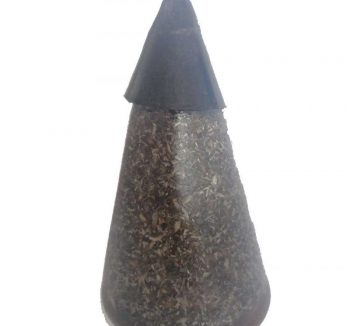 Orgonite Pyramid Large Cone LARGE IRON CHIP with Magnetite tip 1,100 gr