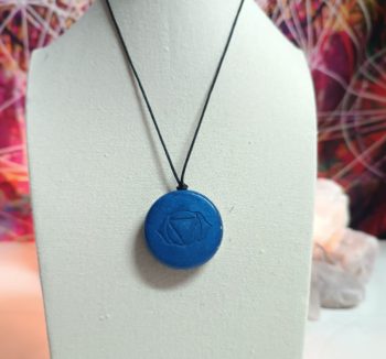 OrgoChakra Third Eye Semicircle shape pendant or keychain 15 gr.