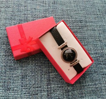 Round black Shungite bracelet.