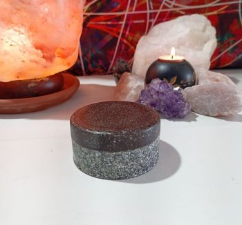 Tumbatorres orgonite composed of iron and aluminum 360 gr.