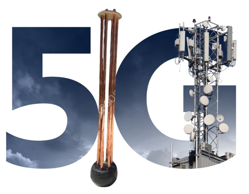 Does aluminum, copper and/or iron attract 5G?