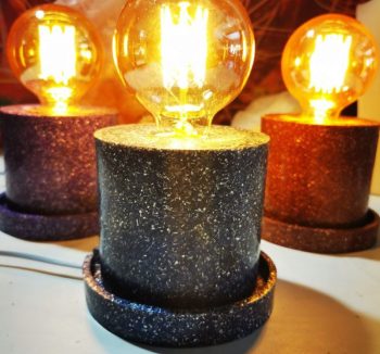 Orgonite-electronite CYLINDER table Lamp