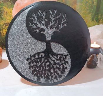 Decorative Plate Tree of Life Ying-Yang Protection 5G.6G
