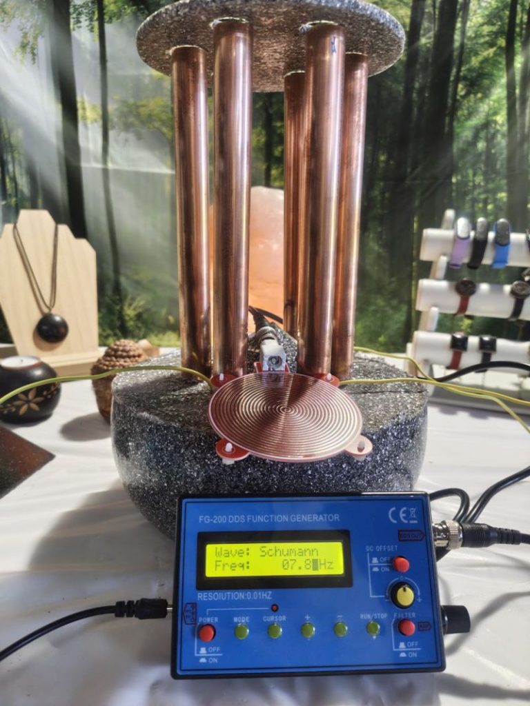 We incorporate connection to frequency generators (Schumann, Rife…) in several Cloudbuster models [5G.6G]